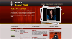 Desktop Screenshot of benefitcomedynight.ca