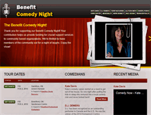 Tablet Screenshot of benefitcomedynight.ca